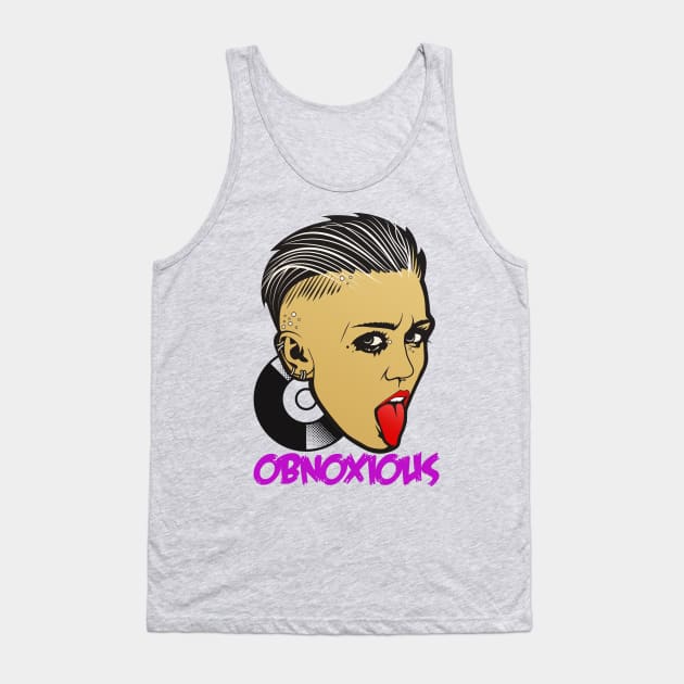 OBNOXIOUS MILEY Tank Top by theanomalius_merch